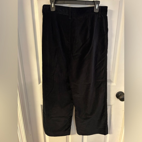 FRYE Camber Black Velvet Crop Wide Leg Pants Women’s Size 29 - Picture 3 of 13